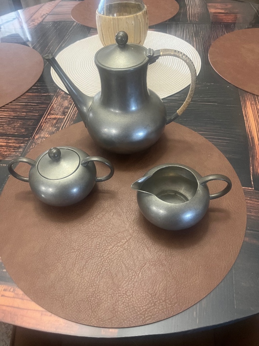 Royal Holland Pewter tea set.